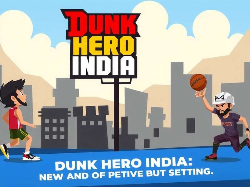 Dunk Hero India Game Cover Dunk Hero India Game Cover